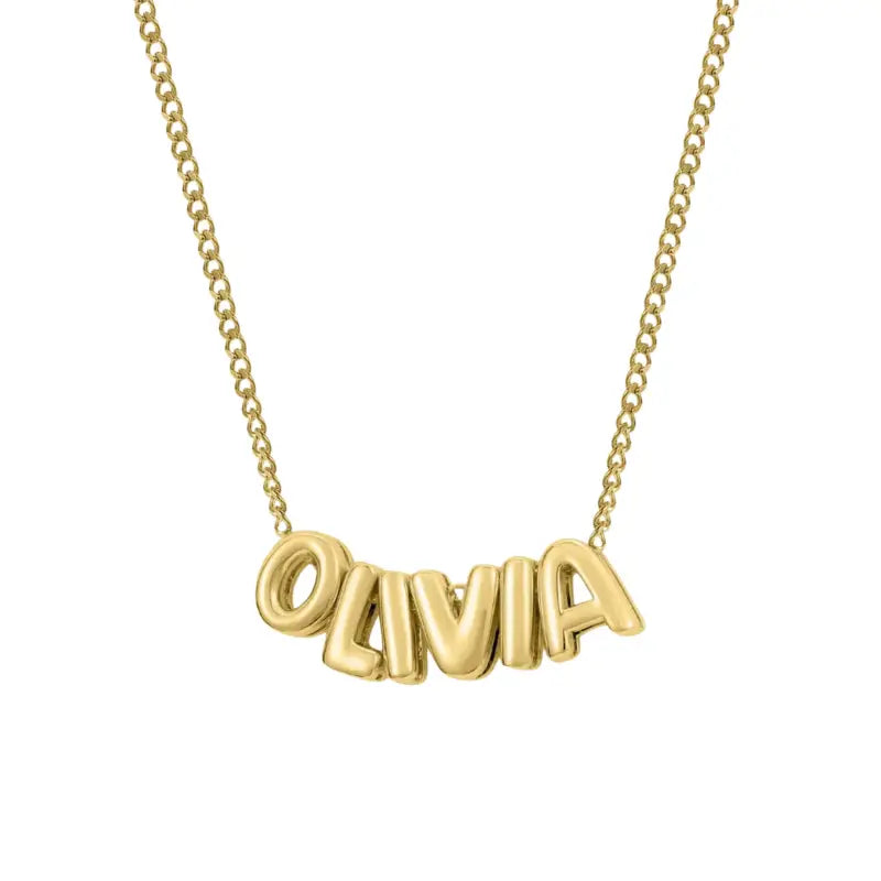Viral Name Bubble Necklace